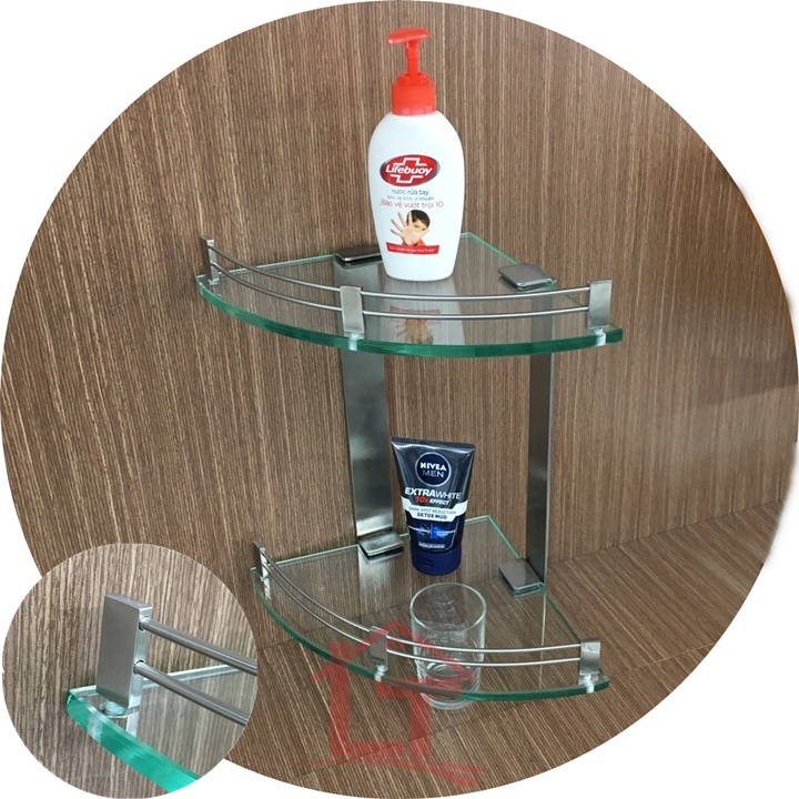 Kệ Góc Đựng Xà Bong 2 Tầng  KG 502