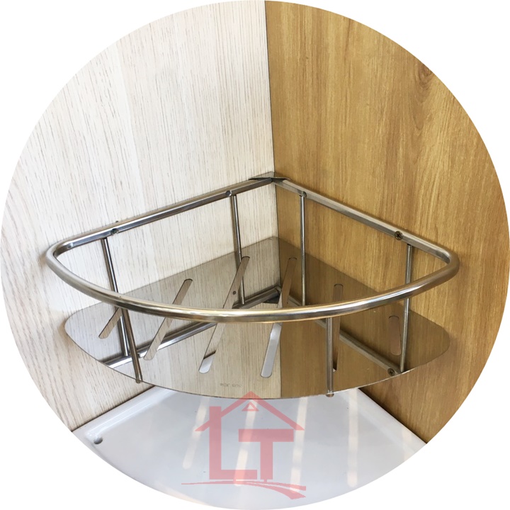 Kệ Góc Đựng Xà Bong KG 501 Inox 304