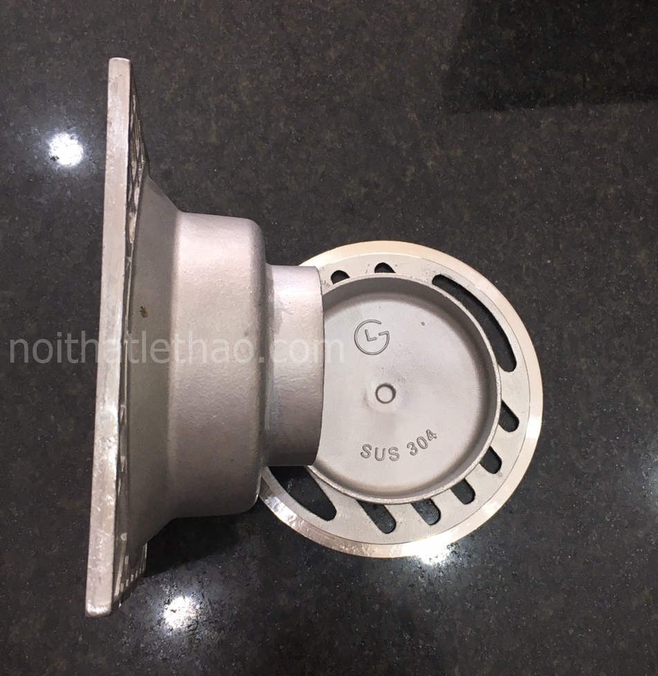 Phễu Thoát Sàn  V12C inox 304 Đúc Cao Cấp