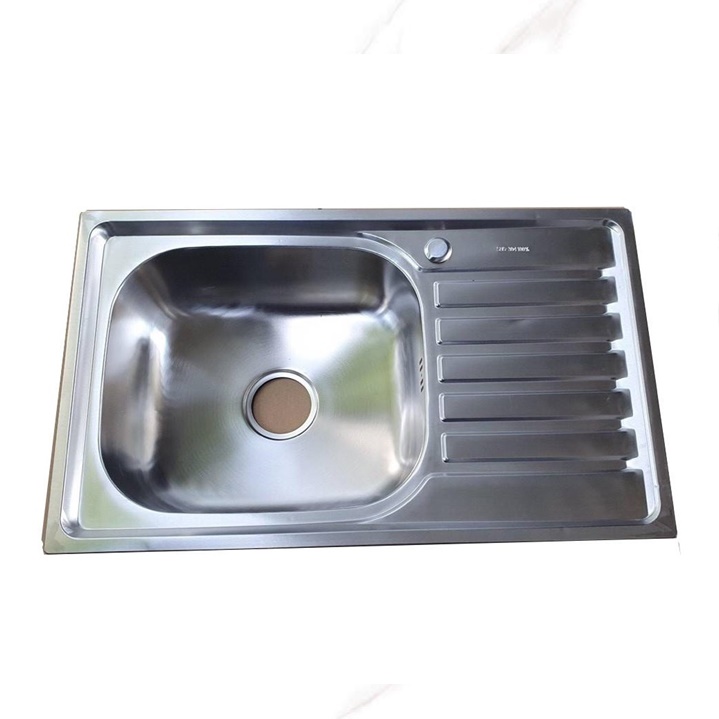 Chậu Rửa Chén 1 Ngăn 1 Bàn Inox Không Gỉ RS 745