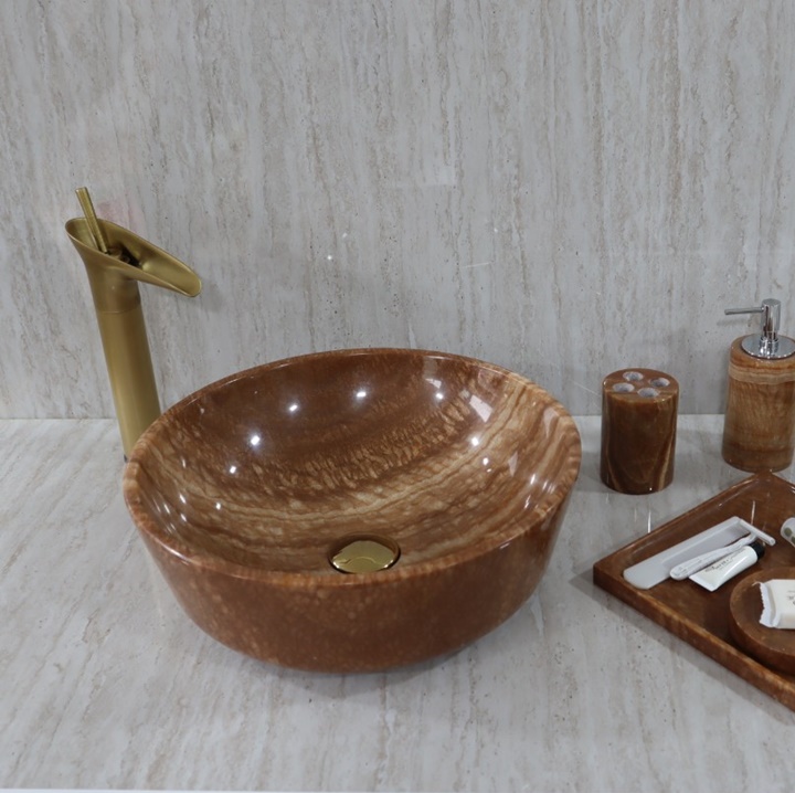 Chậu Đá Tự Nhiên Đặt Bàn D015