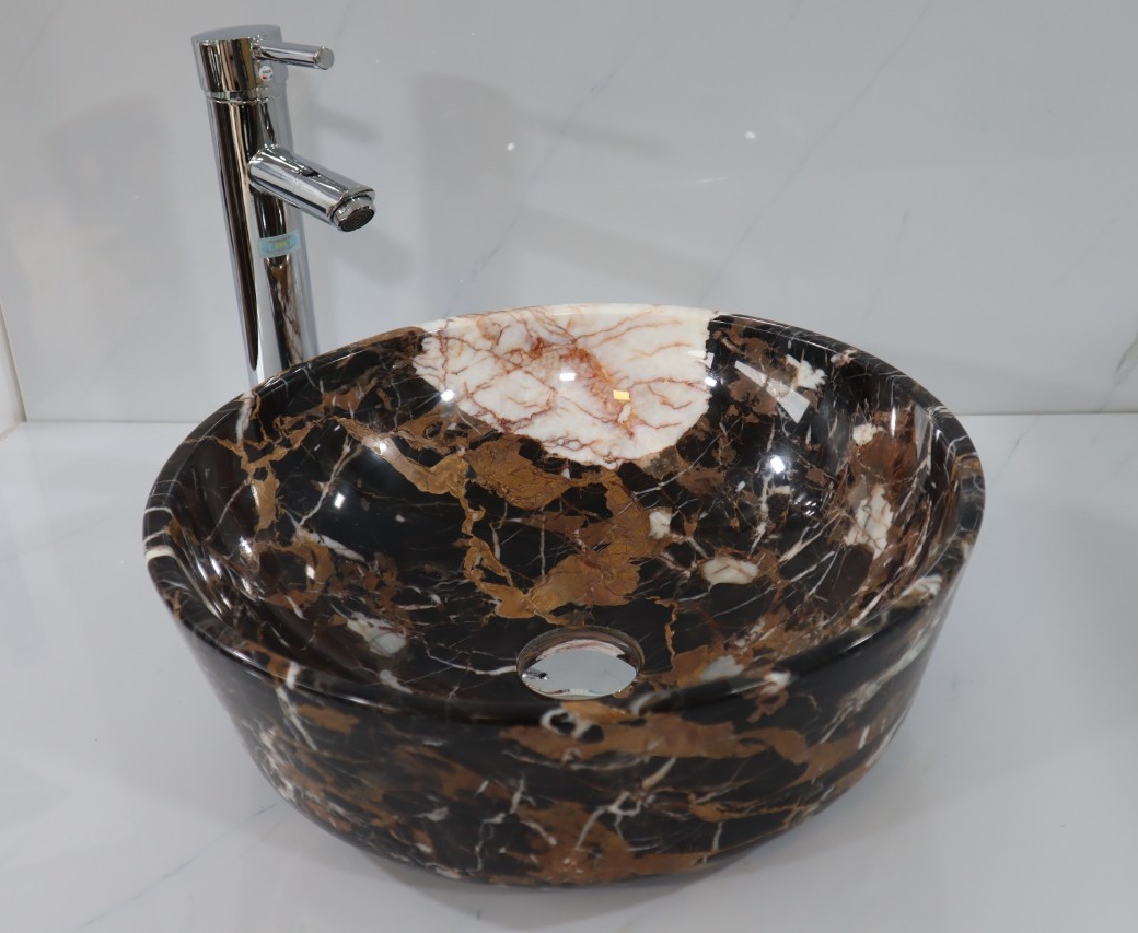 Chậu Lavabo Đặt Bàn Được Làm Từ Đá Tự Nhiên D017