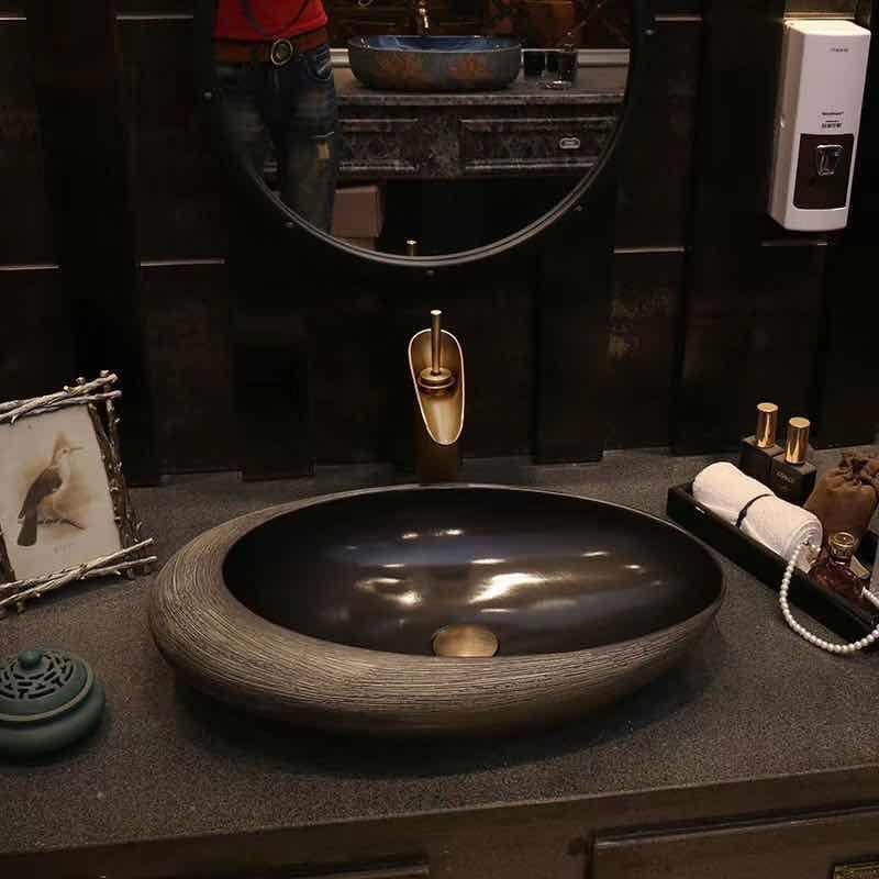 Chậu Lavabo Mỹ Thuật S04