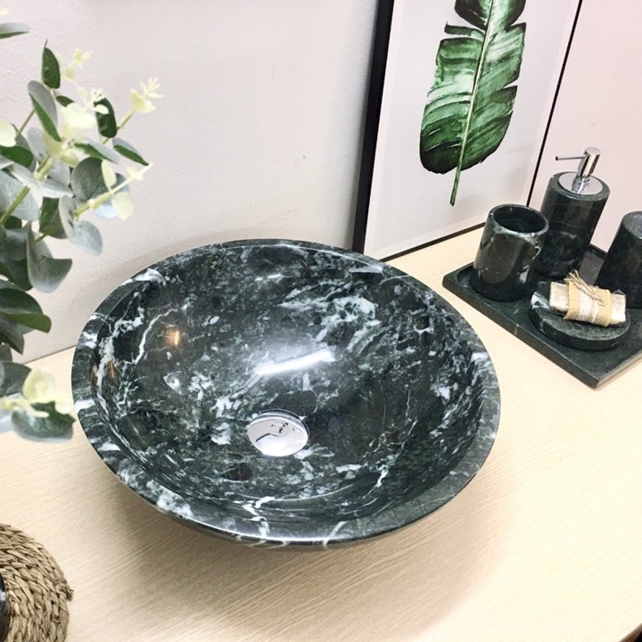 Chậu Lavabo Đá Tự Nhiên Đặt Bàn  D001