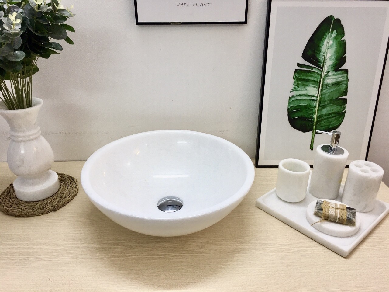 Chậu Lavabo Đặt Bàn Đá D005