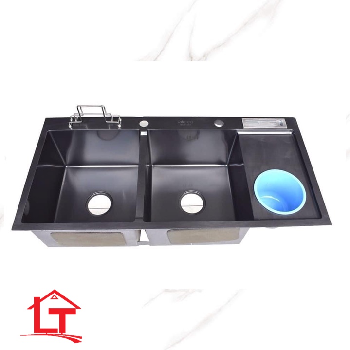 Chậu Rửa Chén Nano Đen RS001 Cao Cấp