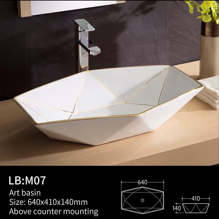 Chậu Lavabo Đặt Bàn RS1 Cao Cấp