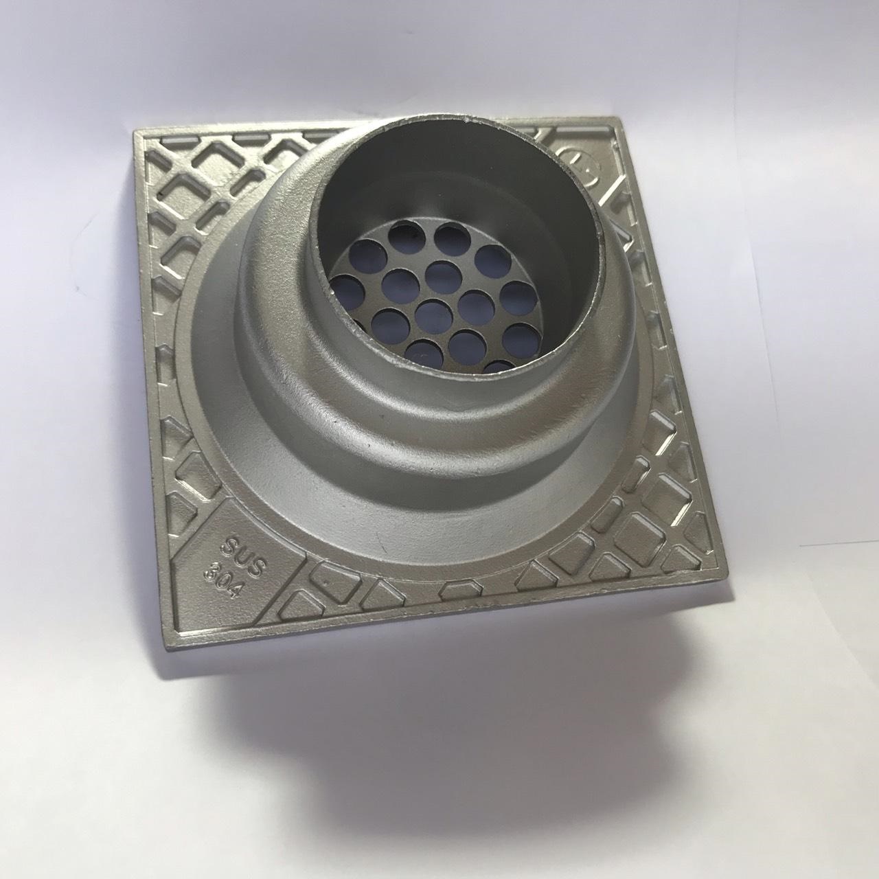 Phễu thoát sàn inox 304 đúc V12D