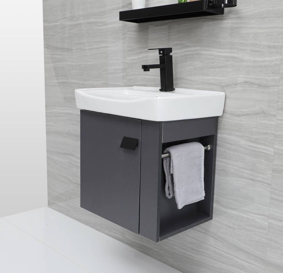 Tủ Lavabo Nhôm SM011 Nhỏ Gọn