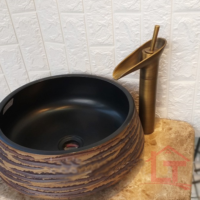 Vòi Lavabo Đồng Cổ Hocrking Hk 671 Chính Hãng