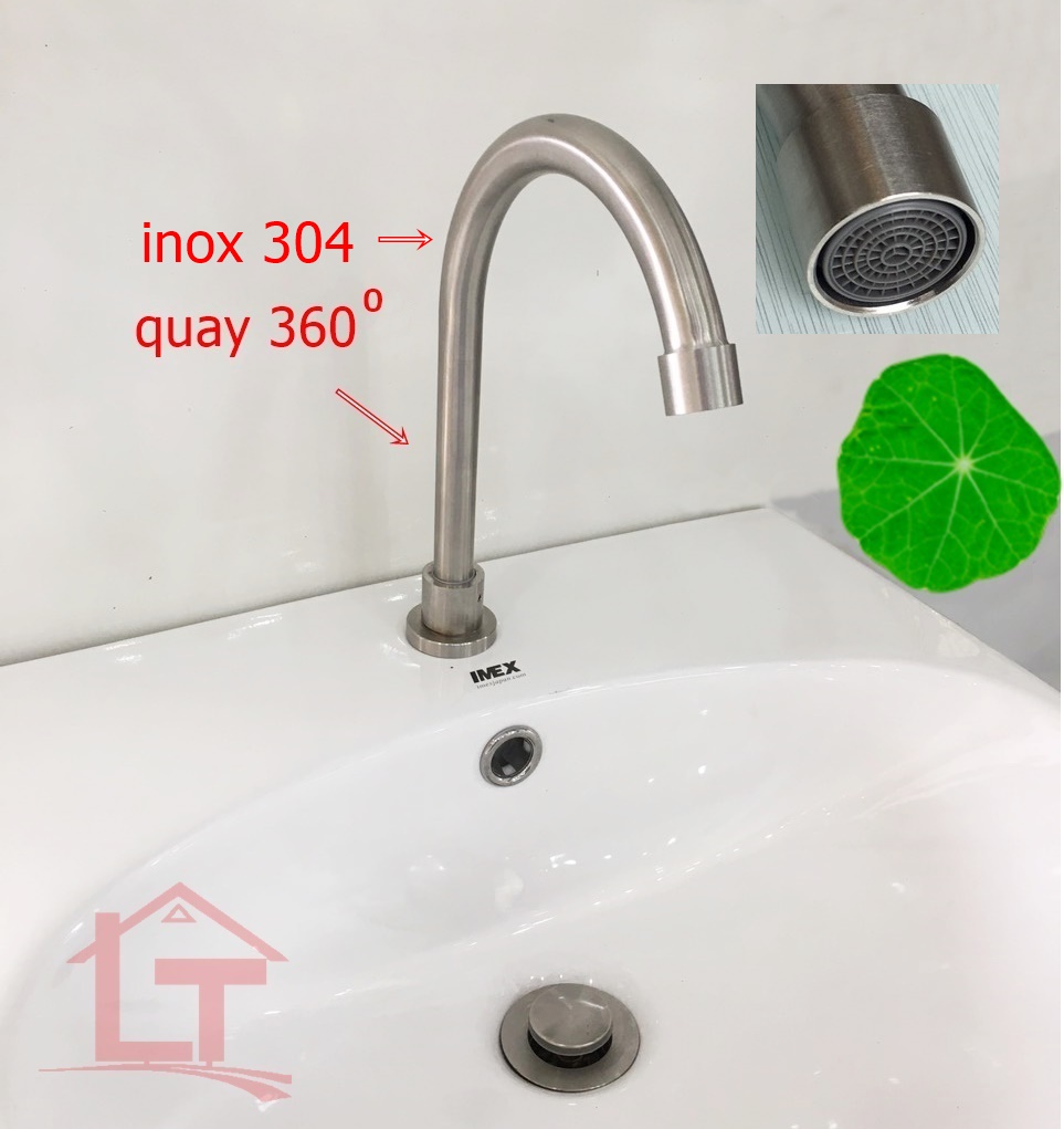 Vòi Nước Đạp Chân Inox 304 HK 16 Cao Cấp