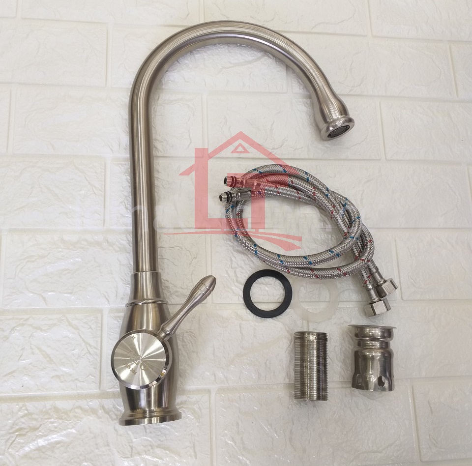 Vòi Rửa Chén Nóng Lạnh Inox 304 Letah LT08 Cao Cấp