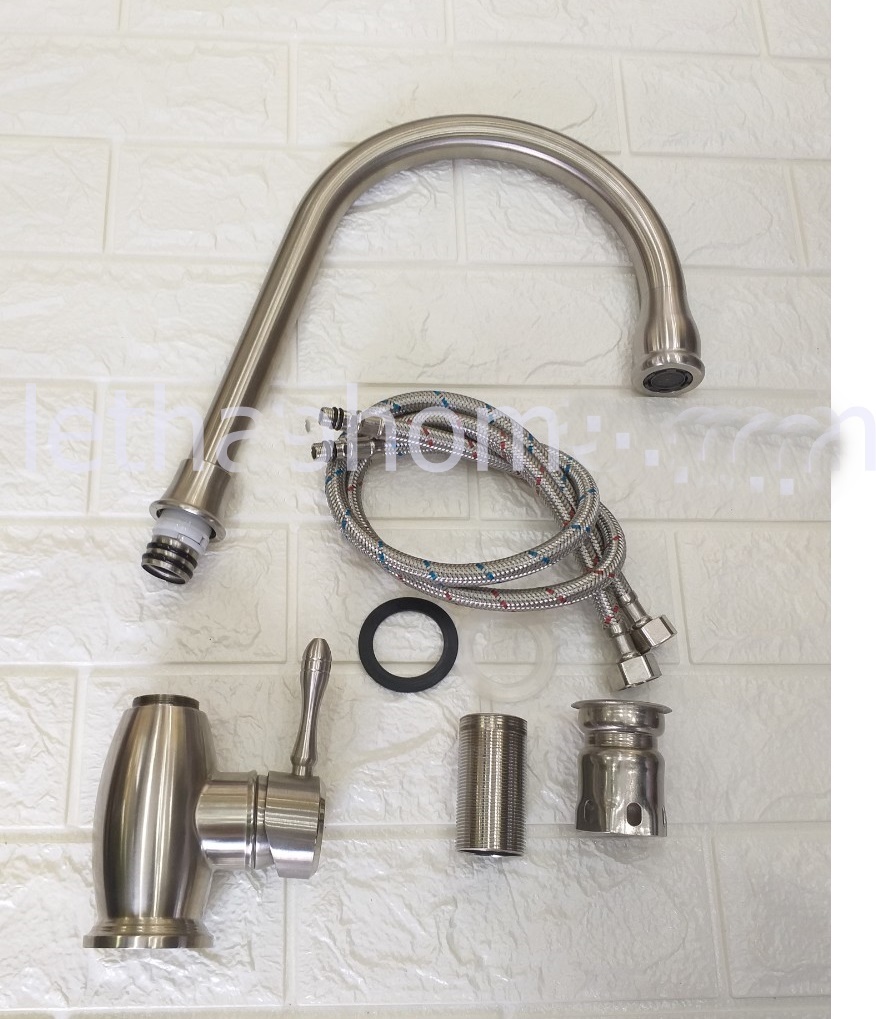 Vòi Rửa Chén Nóng Lạnh Inox 304 Letah LT08 Cao Cấp