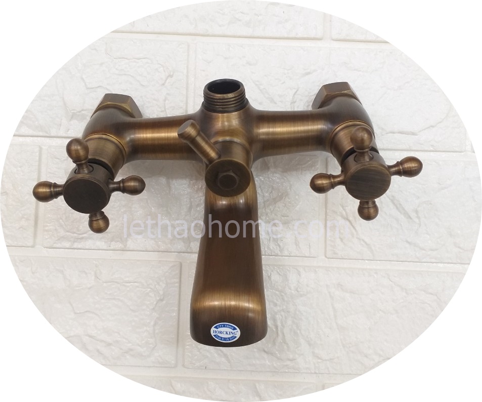 Vòi Sen Nóng Lạnh Đồng Cổ Horcking HK-012