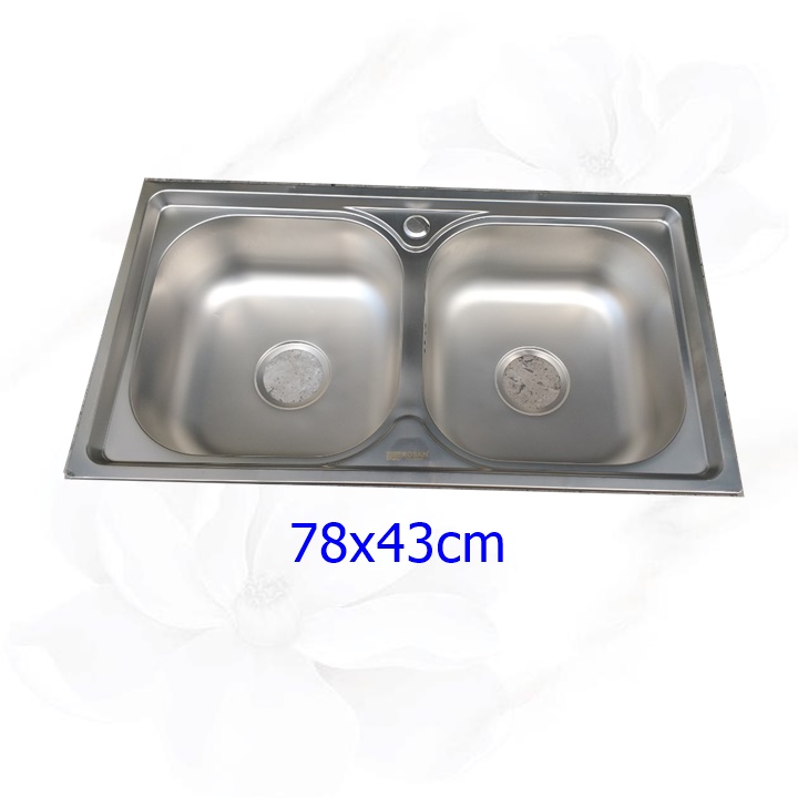 Bồn Rửa Chén Inox 7843 Giá Rẻ