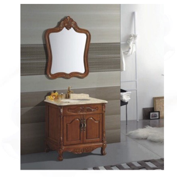 Tủ Lavabo Gỗ Tự Nhiên N81 Cao Cấp