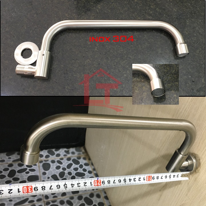 Vòi Bếp Công Nghiệp Inox 304  VB001