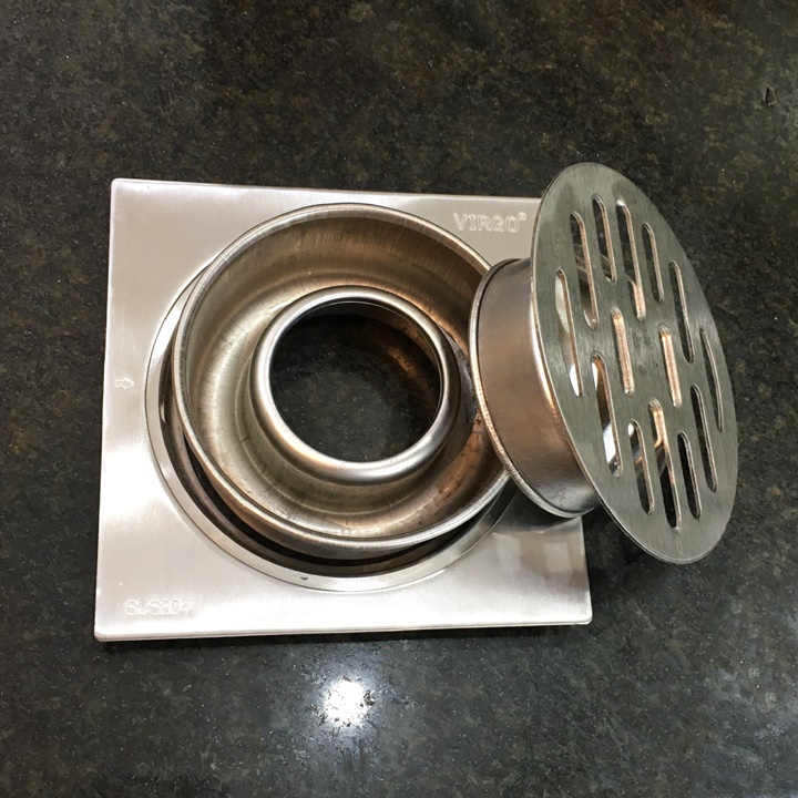 Phễu Thoát Sàn Chống Hôi V290 Inox 304