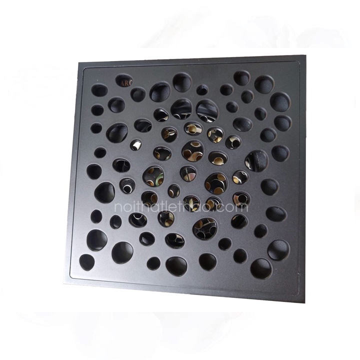 Phễu Thoát Sàn Đen 714 Cao Cấp