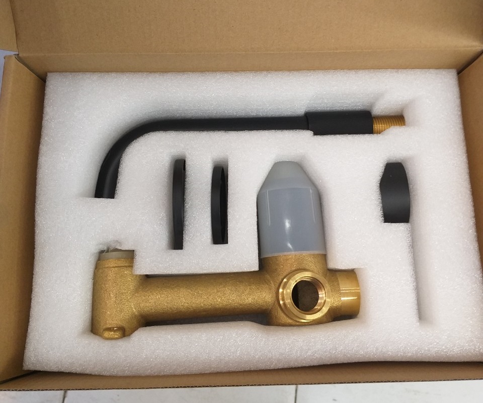 Vòi Lavabo Nóng Lạnh Âm Tường HK999 Cao Cấp