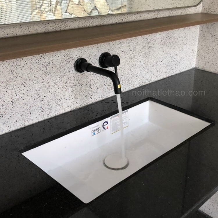 Vòi Lavabo Nóng Lạnh Âm Tường HK999 Cao Cấp