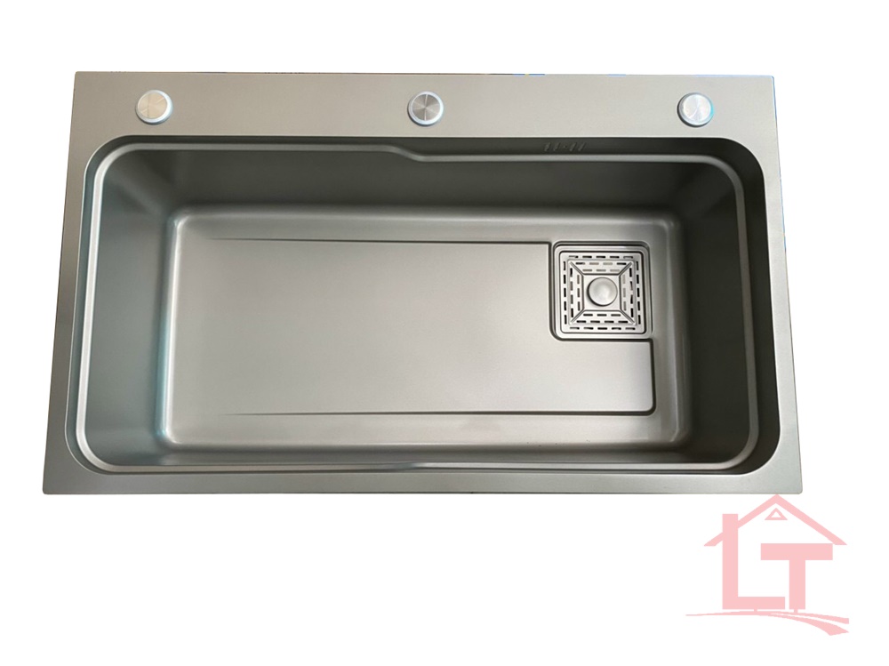 Bồn Rửa Chén Nano Xám HF78X Cao Cấp