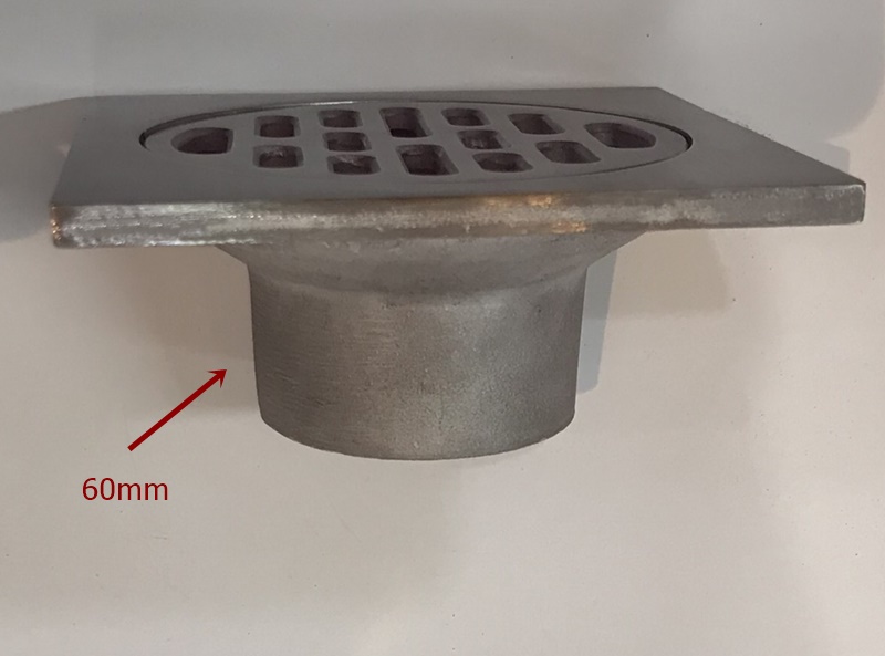 Phễu Thoát Sàn Ban Công G10B Inox 304 Đúc