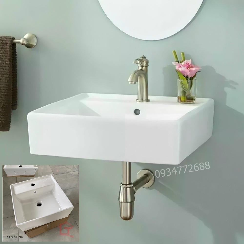 Lavabo Treo Tường Vuông LBV 41