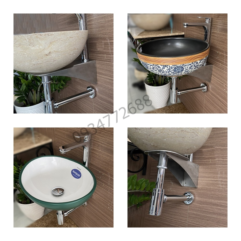 Kệ Treo Chậu Lavabo Inox 304 KT320 Cao Cấp