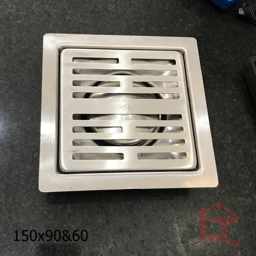 Phễu Thoát Sàn Chống Hôi TS15V Inox 304