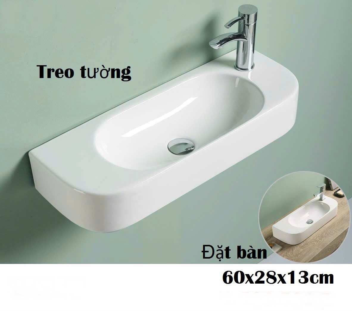 Lavabo Treo Tường Nhỏ LF60