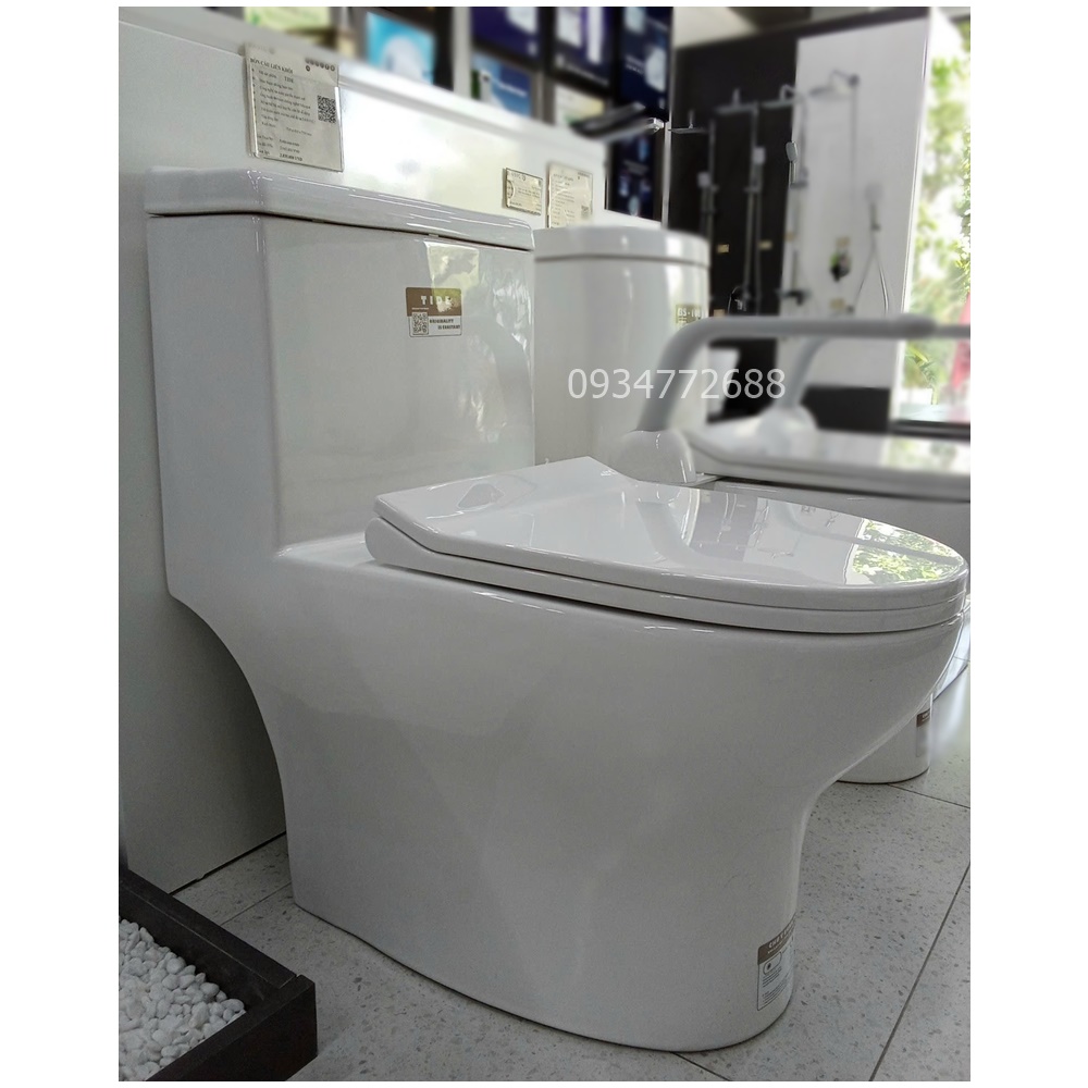 Bồn cầu 1 Khối Tâm Thoát 25 Cm Basis 119